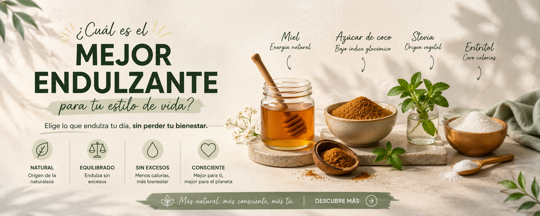 ¿Cuál es el mejor endulzante para tu estilo de vida?