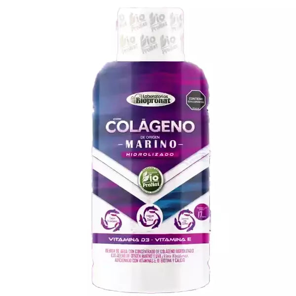 Colágeno Marino Líquido 500 ml Biopronat – Belleza y Bienestar en tu Rutina Diaria