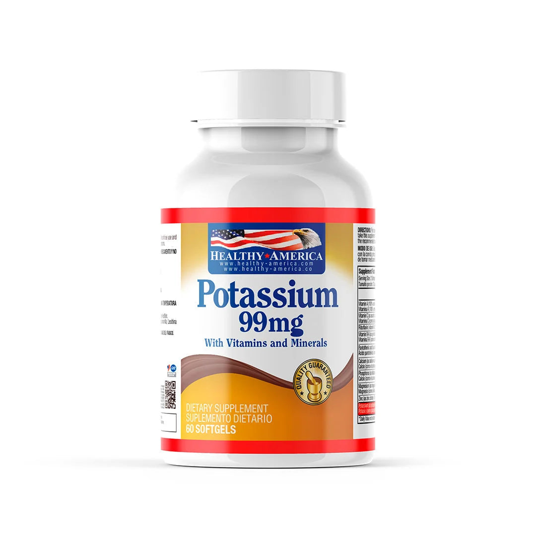 Potassium 60 Tabletas – Healthy America