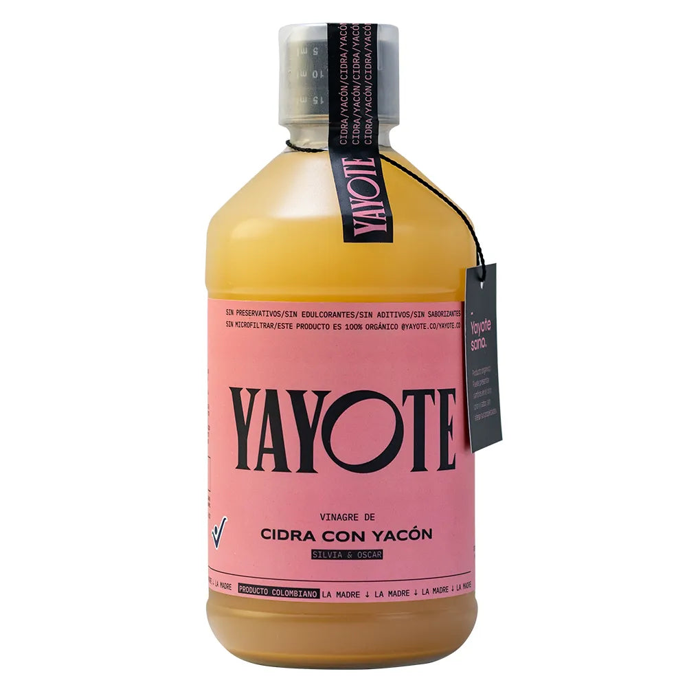 Vinagre con Sidra y Yacón 500 ml Yayote