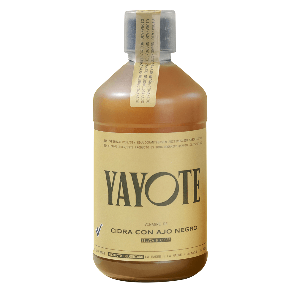 Cidra con Ajo Negro 500 ml Yayote