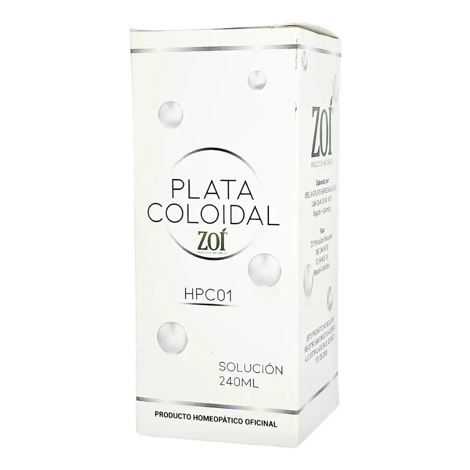 Plata Coloidal 240 ml Zoi
