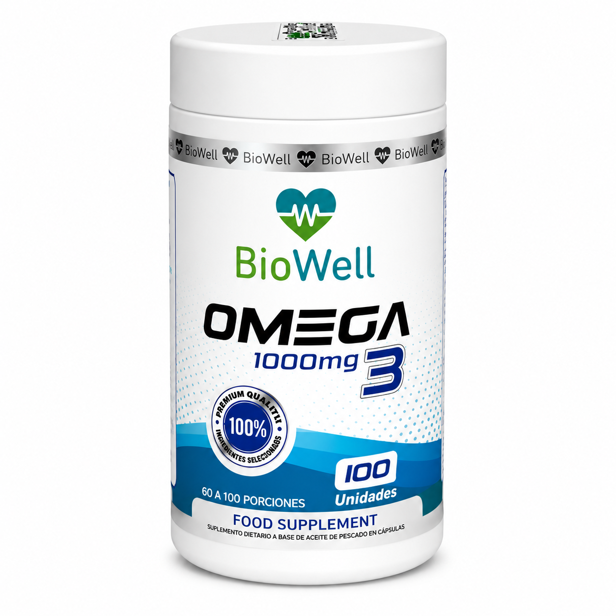 Omega 3 Biowell 100 capsulas
