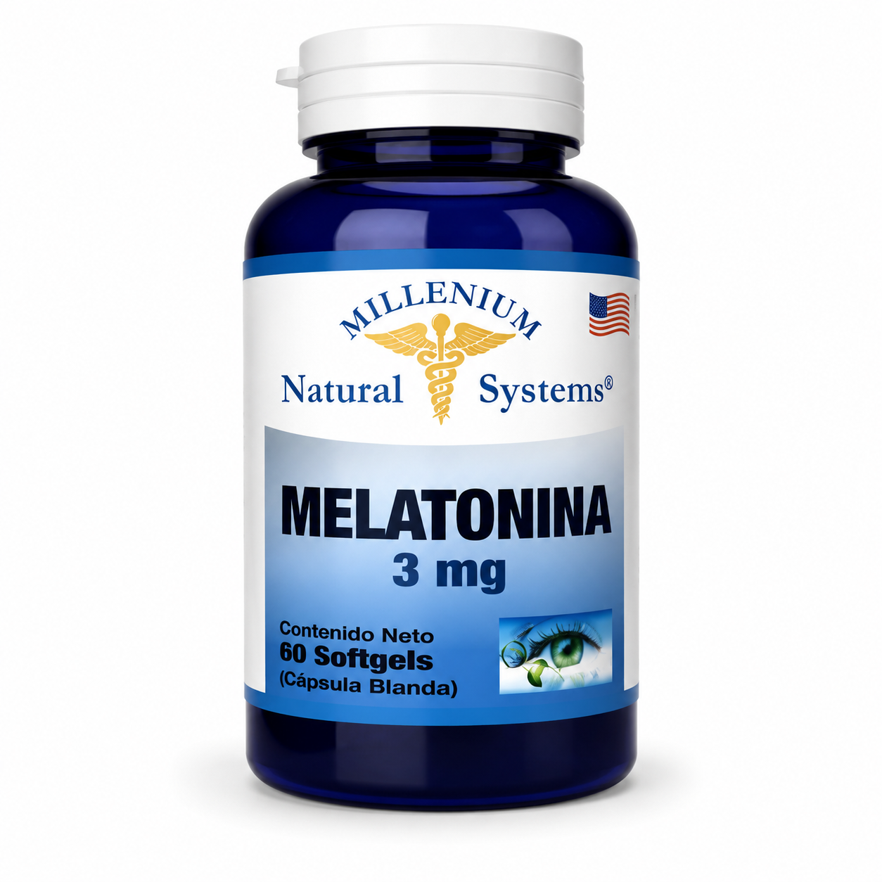 Melatonina 3 Mg X 60 Natural Systems Frasco X 60