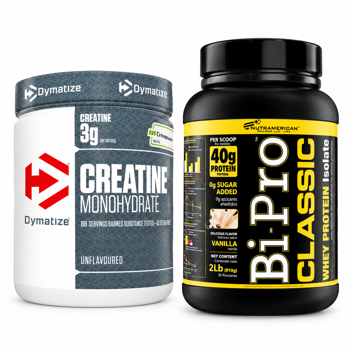 Creatina 3g +Proteina Bi Pro 2LB