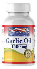 Standardized Garlic Oil 1500 mg 100 Softgels – Healthy America