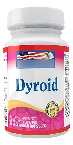Dyroid Bienestar de la Tiroides 60 Cápsulas Healthy America