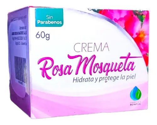 Crema de Rosa Mosqueta 60 g Bio Nature – Hidratación, Nutrición y Cuidado de la Piel