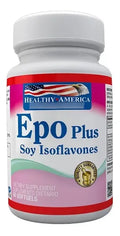 Epo Plus Soy Isoflavones Isoflavonas de Soya 60 Softgels Healthy America