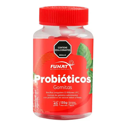 Probióticos Funat x 45 Gomitas | Suplemento con Probióticos
