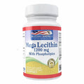Mega Lecithin 1,200 mg con Lecitina de Soya | 100 Softgels | Healthy America