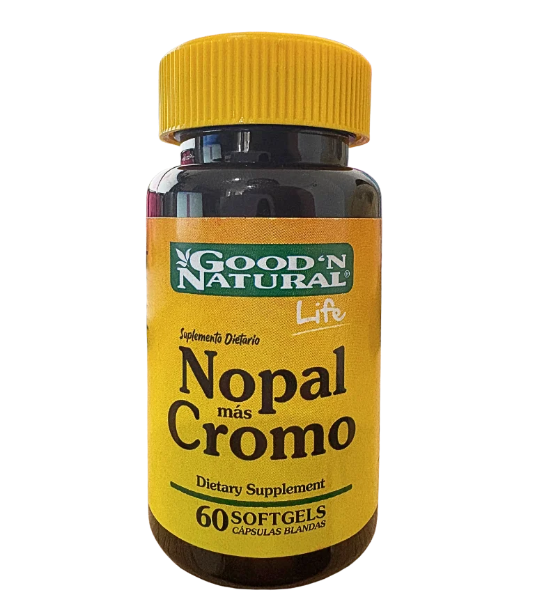 Nopal + Cromo Good Natural 60 Tabletas