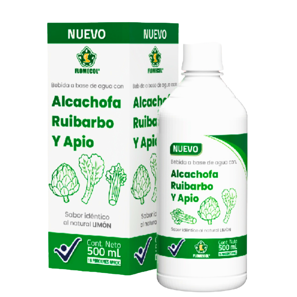 Alcachofa 500 ml Flomecol – Jarabe Herbal para Digestión y Cuidado Hepático