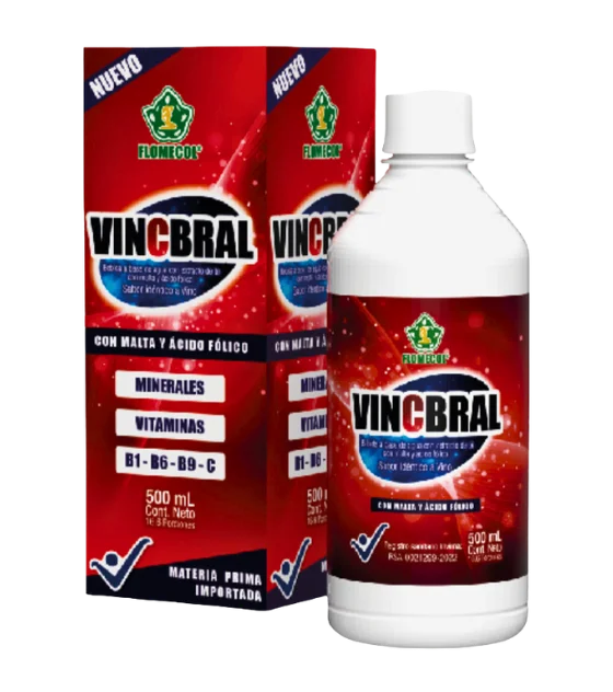 Vino Cerebral 500 ml Flomecol – Bebida con Vitaminas B1, B6, B9 y C