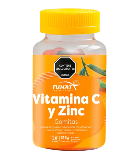 Vitamina C + Zinc Funat – 45 gomitas