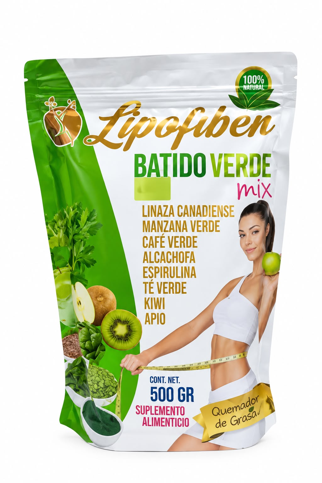 Batido Verde 500 g – Lipofiber