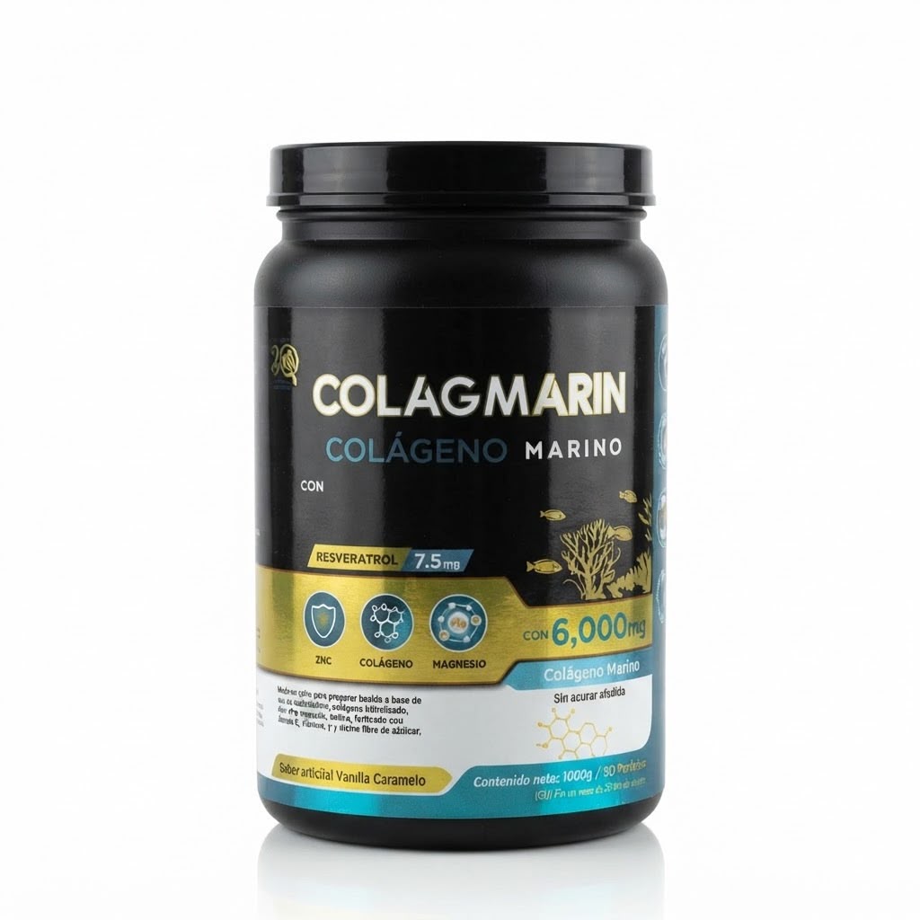 Colágeno Marino 1000 ml – 3Q | Complemento para Piel, Cabello, Uñas y Articulaciones
