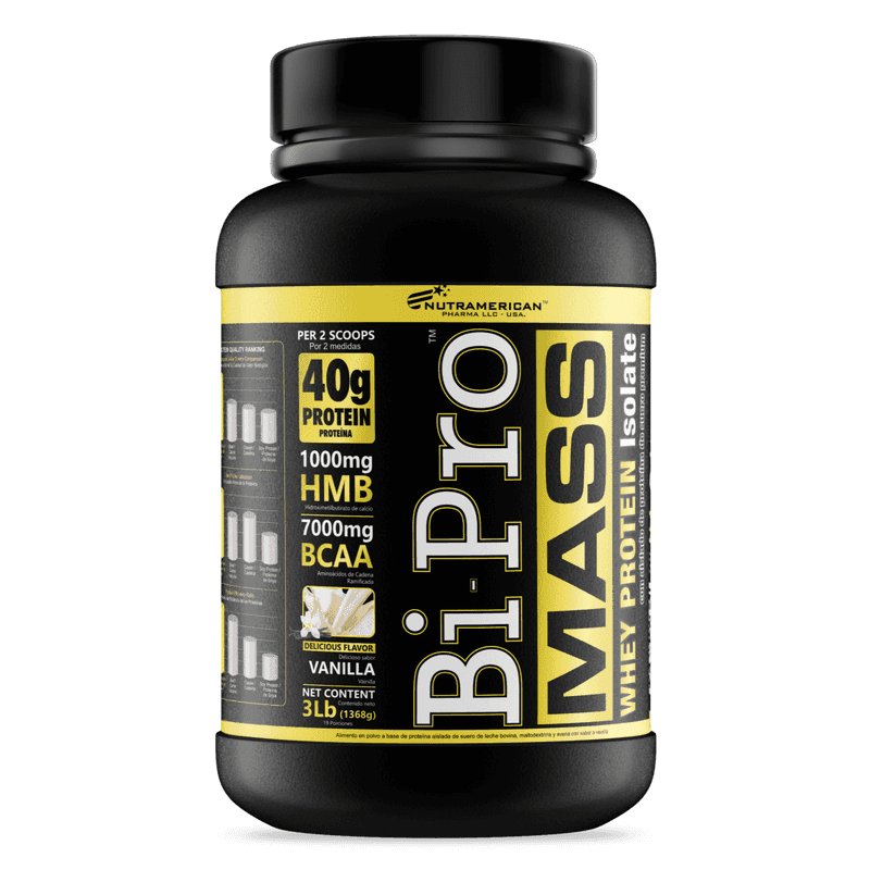 Bi Pro Mass 3 lb – Nutramerican Pharma