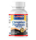 Chromium Picolinate 200 mcg Picolinato de Cromo 100 Softgels Healthy America