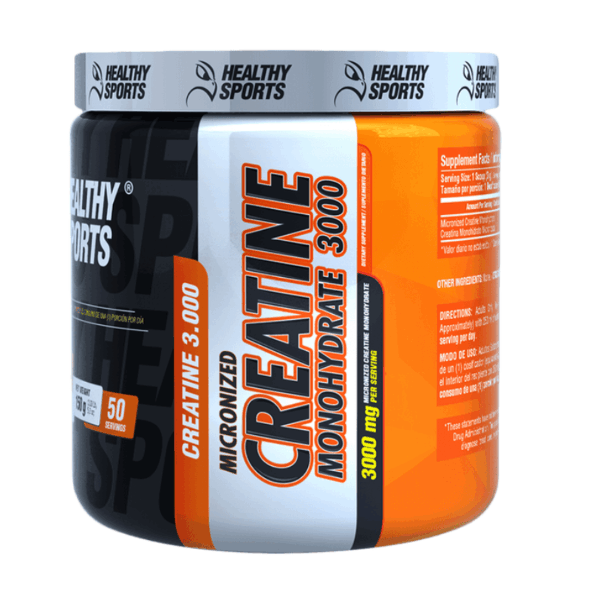 Creatina Monohidratada 100 servicios Healthy Sport
