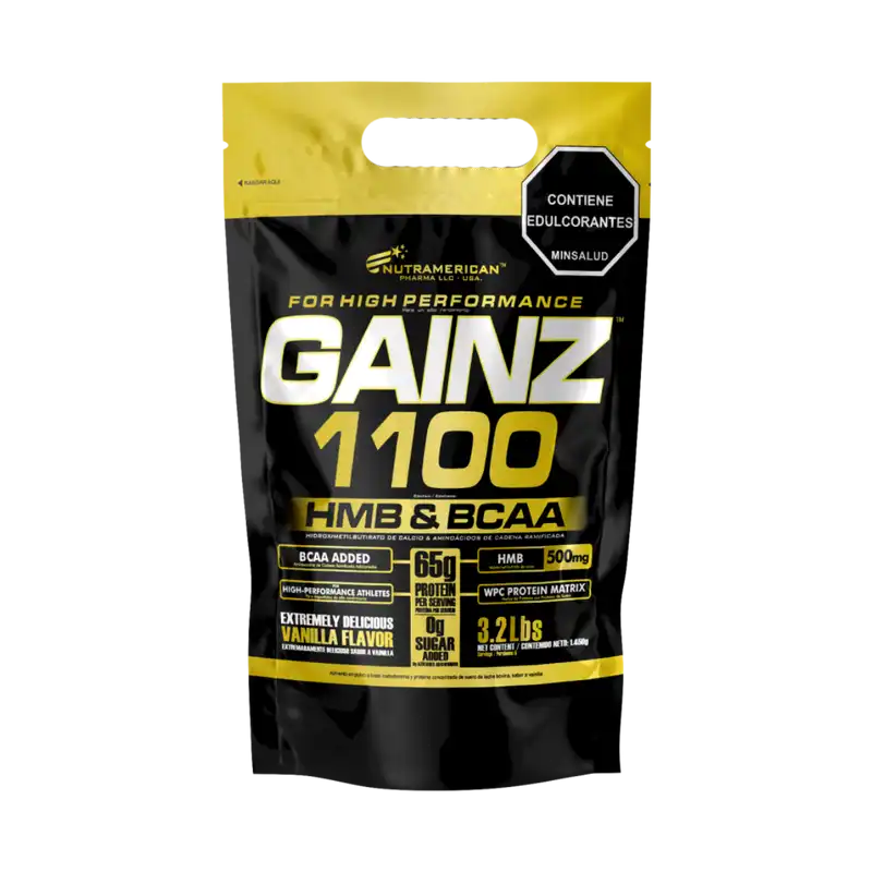 Gainz Ganador de Masa Muscular 3.2 lb Nutramerican Pharma
