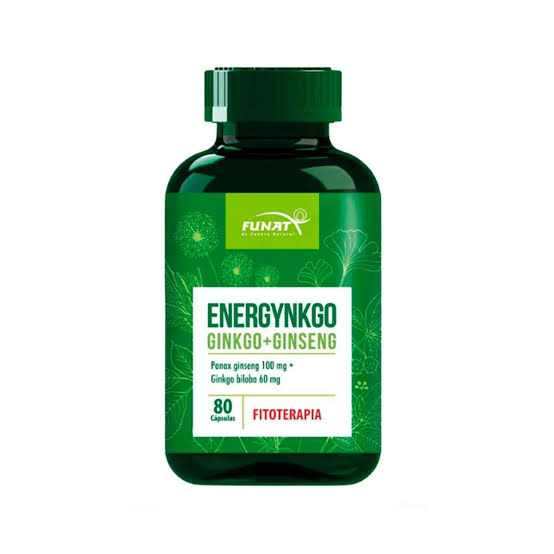 Energynkgo Ginkgo + Ginseng 80 Cápsulas Funat – Vitalidad y Bienestar para tu Rutina Diaria