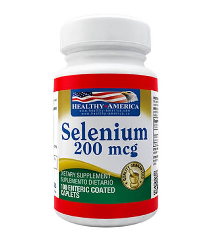 Selenium 200 mcg 100 Tabletas – Healthy America
