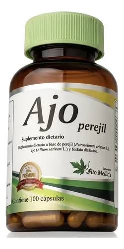 Ajo + Perejil 100 Cápsulas Fito Medics – Suplemento Natural para el Bienestar Cardiovascular