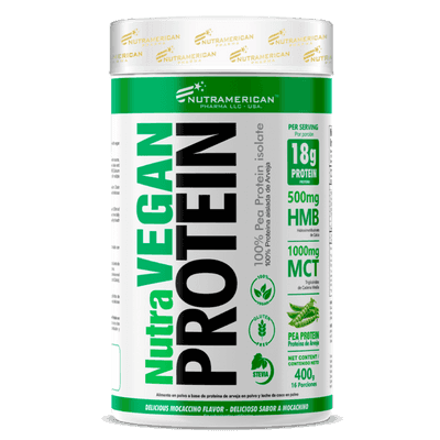 Vegan Protein Proteína Vegana en Polvo 400 g Nutramerican Pharma