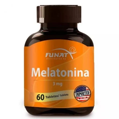 Melatonina Funat 3 mg x 60 Tabletas | Suplemento para el Descanso